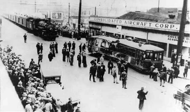 WPvs987
WP train collision with Key streetcar in East Oakland. John Stashik Collection
