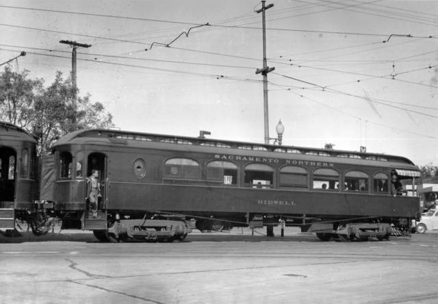 bidwellsn
SN Bidwell parlour car on an excursion at SN Depot in Sacramento. Now a market. Date unknown. <i>J.G. Graham Collection</i>

